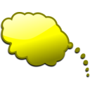 download Speach Bubble clipart image with 180 hue color