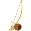 download Berimbau clipart image with 0 hue color