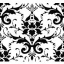 download Damask clipart image with 90 hue color