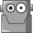 download Cute Robot Head clipart image with 135 hue color