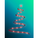 download Modern Christmas Tree clipart image with 315 hue color