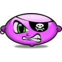 download Pirate Bean clipart image with 270 hue color