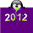 download Tux Fin 2012 clipart image with 45 hue color
