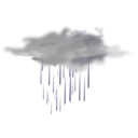 download Weather Icon Showers clipart image with 45 hue color