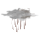 download Weather Icon Showers clipart image with 180 hue color