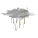 download Weather Icon Showers clipart image with 225 hue color