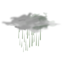 download Weather Icon Showers clipart image with 270 hue color