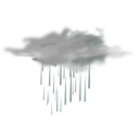 download Weather Icon Showers clipart image with 315 hue color