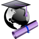 download Graduate 3 clipart image with 225 hue color