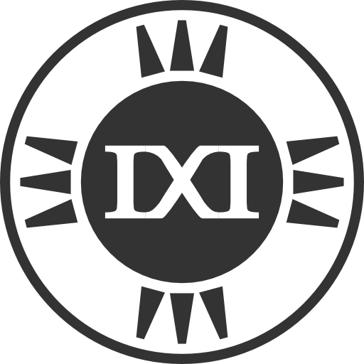 Fictional Brand Logo Ixi Variant E