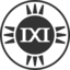 Fictional Brand Logo Ixi Variant E
