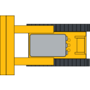 Simple Yellow Bulldozer