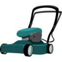 download Lawn Mower clipart image with 180 hue color