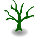 download Rpg Map Symbols Deserted Tree clipart image with 90 hue color