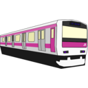 download Yamanote Train clipart image with 225 hue color