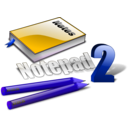download Notepad Icon clipart image with 225 hue color