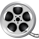 download Movie Icon clipart image with 225 hue color