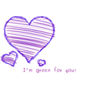 download Im Green For You clipart image with 180 hue color