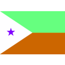 download Flag Of Djibouti clipart image with 270 hue color