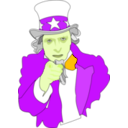 download Uncle Sam clipart image with 45 hue color