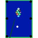 download 9 Ball clipart image with 135 hue color
