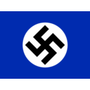 download Nazi Historic Flag clipart image with 225 hue color