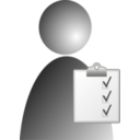 download Users clipart image with 180 hue color