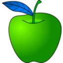 download Apple clipart image with 90 hue color