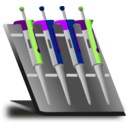 download Pipette Stand clipart image with 45 hue color