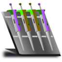 download Pipette Stand clipart image with 225 hue color