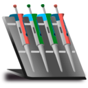 download Pipette Stand clipart image with 315 hue color