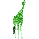 download Giraffe clipart image with 90 hue color