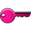 download Key Gold clipart image with 270 hue color