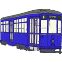 download Milan Streetcar clipart image with 225 hue color
