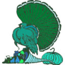 download Turkey And Harvest clipart image with 135 hue color