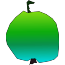 download Apple clipart image with 90 hue color