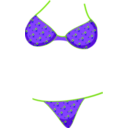 download Bikini clipart image with 90 hue color