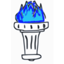 download Generic Torch 1 clipart image with 180 hue color