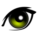download Cartoon Eye clipart image with 225 hue color