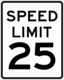 Speed Limit 25