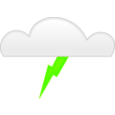 download Thunder clipart image with 45 hue color