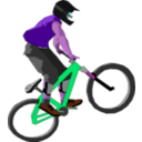 download Biker clipart image with 270 hue color