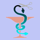 download Caduceus clipart image with 180 hue color