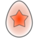 download Easter Egg Star clipart image with 315 hue color