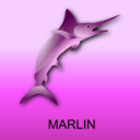 download Marlin clipart image with 90 hue color