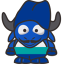 download Baby Gnu Bg clipart image with 180 hue color