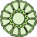 download Rosette 2 clipart image with 45 hue color