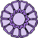 download Rosette 2 clipart image with 225 hue color