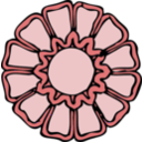 download Rosette 2 clipart image with 315 hue color