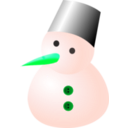 download Snow Man clipart image with 135 hue color